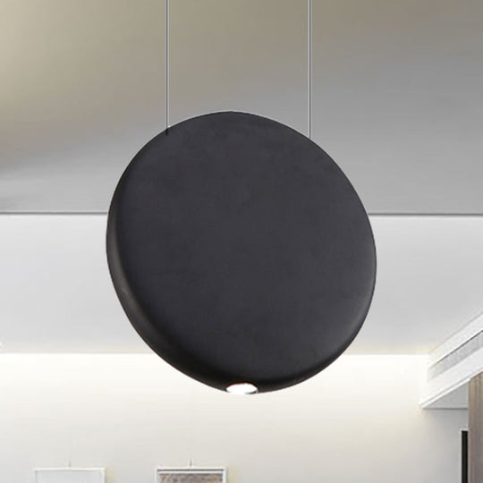 Modern Nordic Resin Pendant Lamp In Black/Grey/Green With Led Warm/White Light 3 Sizes