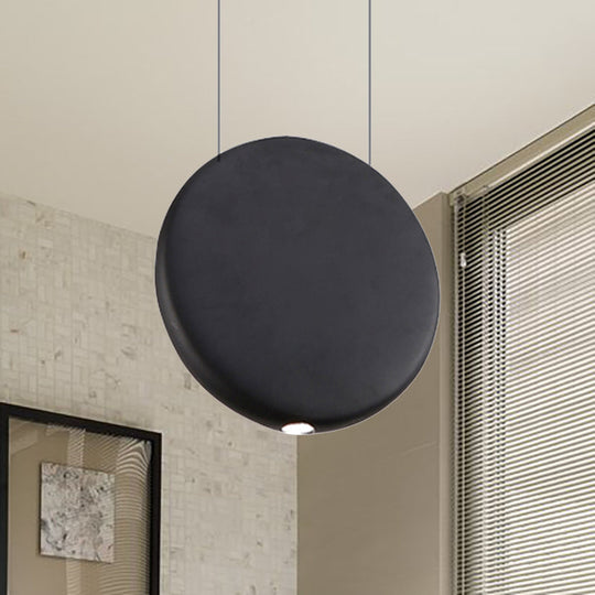Modern Nordic Resin Pendant Lamp In Black/Grey/Green With Led Warm/White Light 3 Sizes
