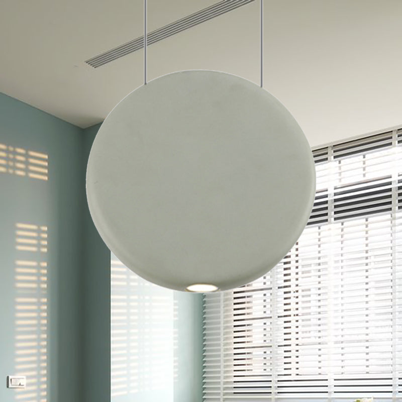 Modern Nordic Resin Pendant Lamp In Black/Grey/Green With Led Warm/White Light 3 Sizes