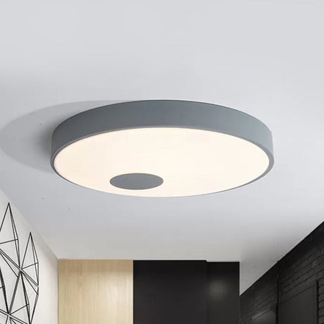 Sleek Nordic Candy Colored Ceiling Lamp For Kindergartens Grey / 11