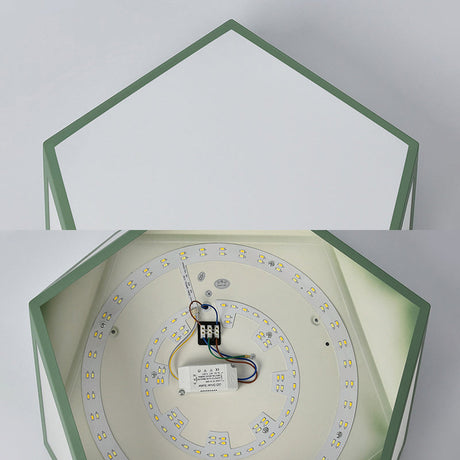 Modern Nordic Candy Ceiling Lamp - Led Flushmount Light For Corridor Decor
