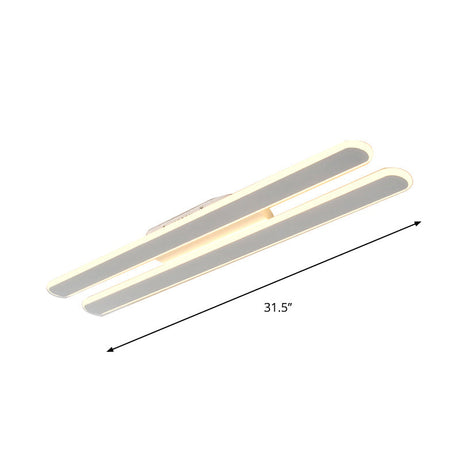 Led Flush Mount Light With Acrylic Shade - 3 Sizes & Warm/White Options