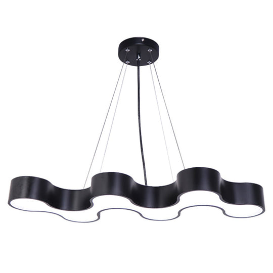 Modern Irregular Pendant Ceiling Light Acrylic Led Office Fixture