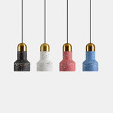 Nordic Terrazzo Ceiling Pendant Lamp With Down Lighting For Living Room
