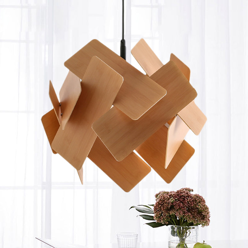 Nordic Style Acrylic Flower Pendant Lamp - Modern 1-Light Hanging Ceiling Light In Red/Blue/Light