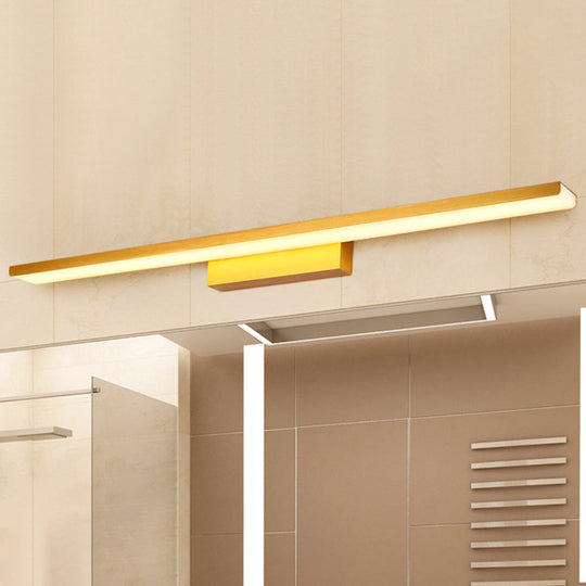 Nordic Led Vanity Light In Sleek Bar Design For Modern Bathroom Decor Gold / 16 Warm
