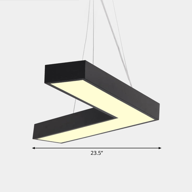 Sleek Metal V - Shaped Led Flush Mount Ceiling Light For Reception Room