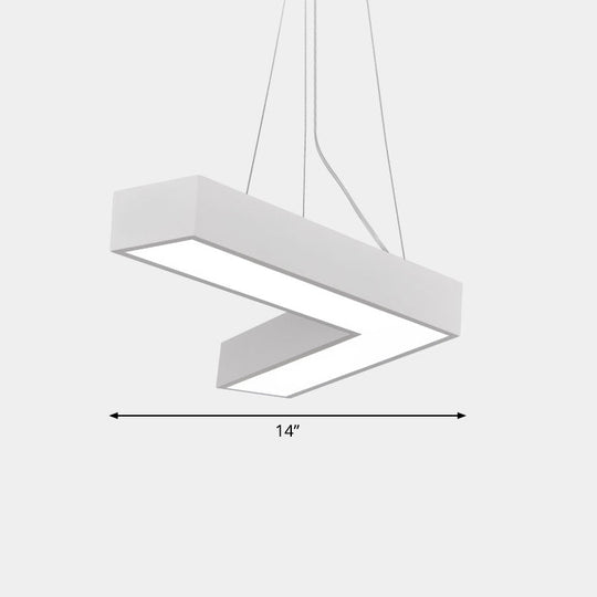 Sleek Metal V - Shaped Led Flush Mount Ceiling Light For Reception Room