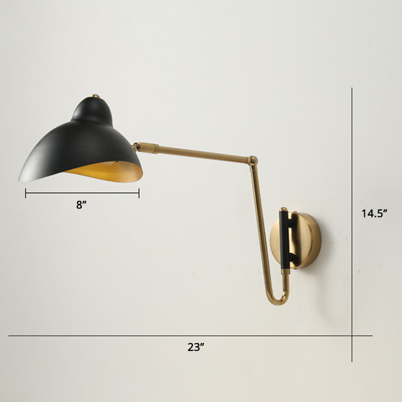 Duckbill Reading Light Metal Sconce - Adjustable Joint Perfect For Single Bedroom
