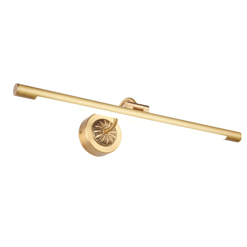 Metal Led Picture Light Traditional Vanity Sconce With Swing Arm - Ideal For Bathrooms