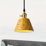 Vera - Nordic Style Black/Blue/Green Cone Concrete Pendant Lighting
