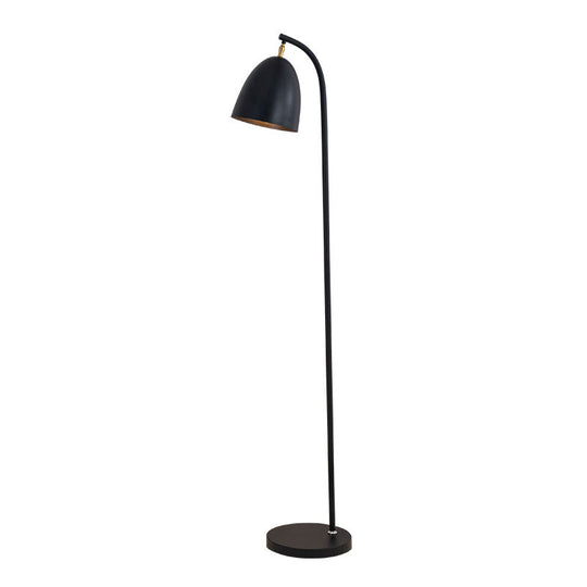Modern Macaron Rotating Floor Reading Lamp With Metal Bell Shade For Living Room
