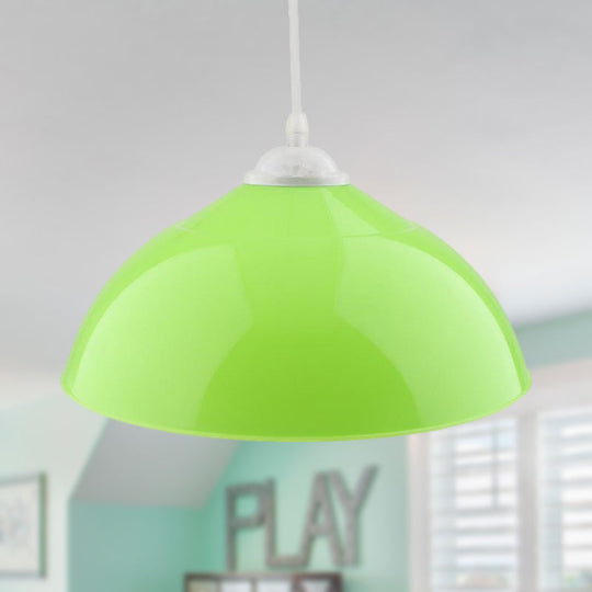 Modern Metallic Pendant Light In Polished Black/Grey - 1-Light Ceiling Hanging Fixture For Dining