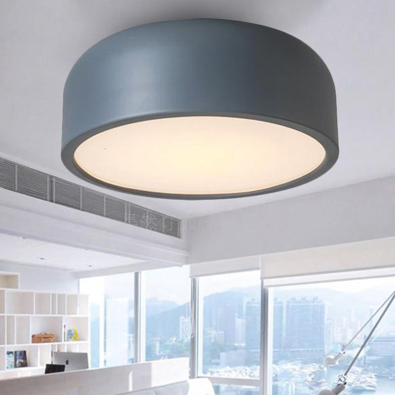 Nordic Led Ceiling Light For Kid’s Bedroom With Acrylic Dome Shade