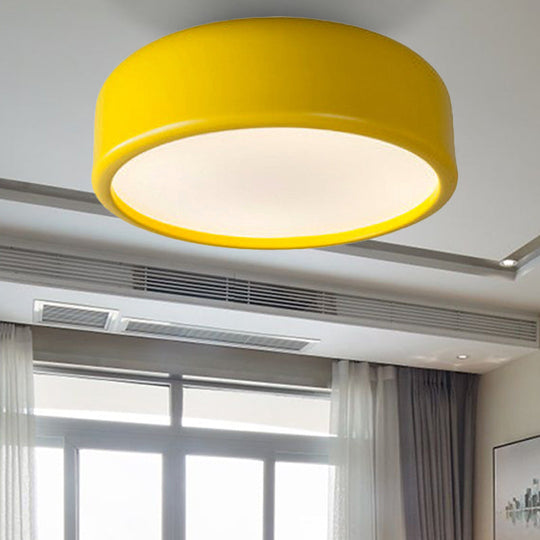 Nordic Led Ceiling Light For Kid’s Bedroom With Acrylic Dome Shade
