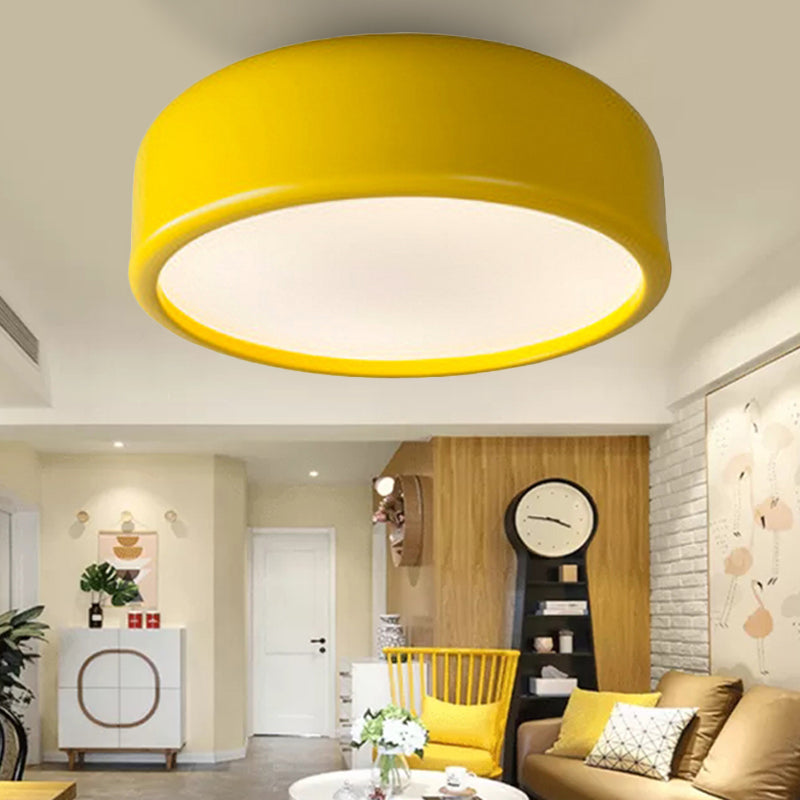 Nordic Led Ceiling Light For Kid’s Bedroom With Acrylic Dome Shade