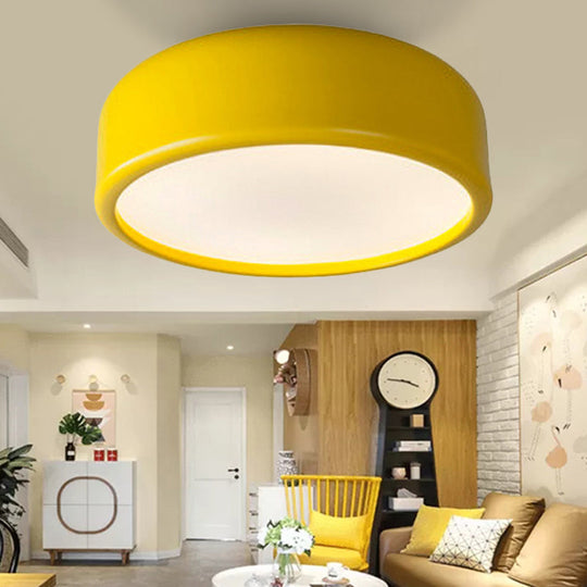 Nordic Led Ceiling Light For Kids Bedroom With Acrylic Dome Shade