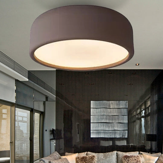 Nordic Led Ceiling Light For Kid’s Bedroom With Acrylic Dome Shade