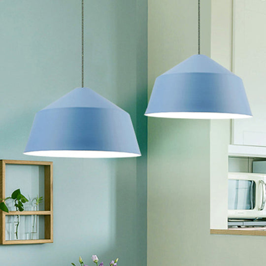 Nordic Metallic Pendant Lamp With Adjustable Cord - Perfect For Hotels And Barns