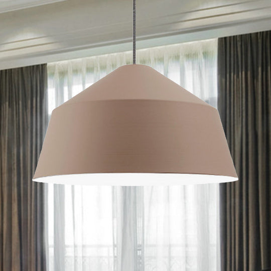Nordic Metallic Pendant Lamp With Adjustable Cord - Perfect For Hotels And Barns Coffee