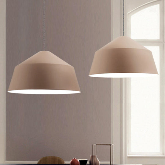 Nordic Metallic Pendant Lamp With Adjustable Cord - Perfect For Hotels And Barns