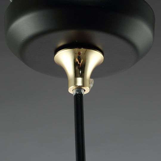 Modern Hanging Pendant Lights - Double Glass Teardrop Design Ideal For Living Room