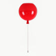Modern Led Balloon Flush Mount Ceiling Light For Kindergartens Red / 8’