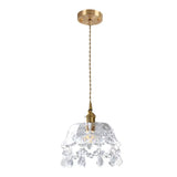 Mini Crystal Pendant Light With Brass Finish - Perfect For Coffee Shop Ambiance / Barn