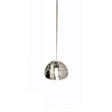 Modern Nordic Led Clear Bubble Glass Mini Pendant Light - Round Stair Hanging Lamp