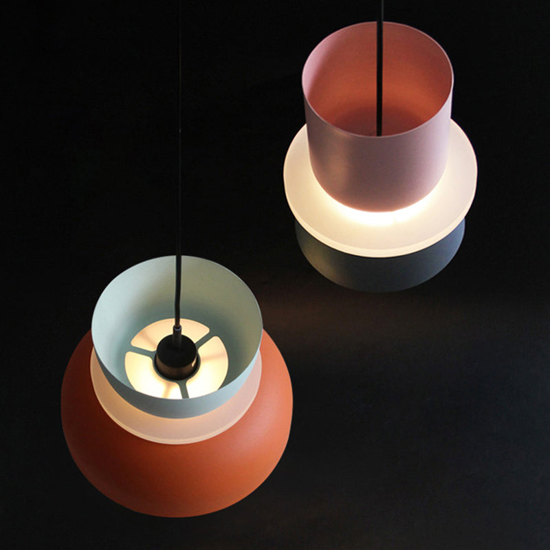 Modern Contemporary Pendant Lighting Colorful Macaron LED Hanging Light Fixture pendant Light
