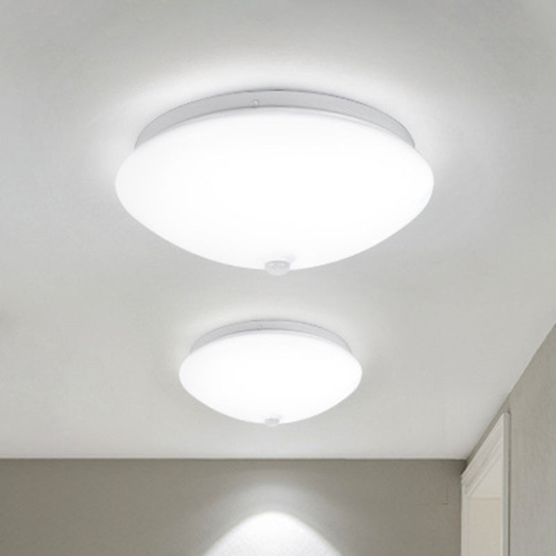 Motion - Sensing Cap Shape Led Flush Ceiling Light For Hallway
