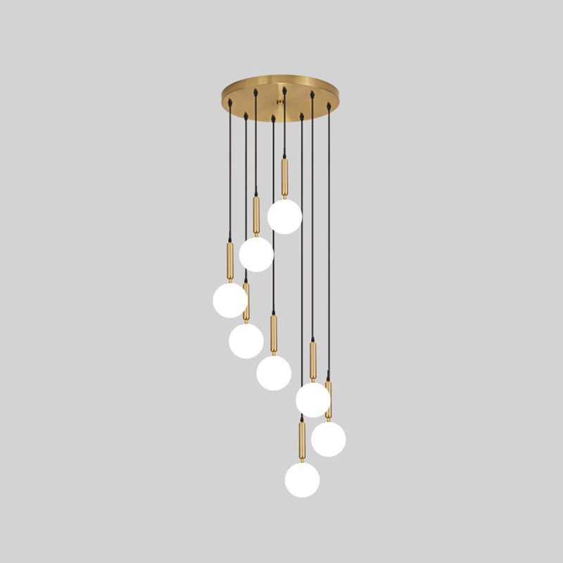 Minimalist Globe Pendant Light For Modern Living Rooms 8 / Brass