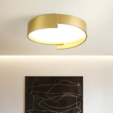 Led Macaroon Style Flush Mount Ceiling Light With Frosted Acrylic Lampshade - Nordic Bedroom Lamp