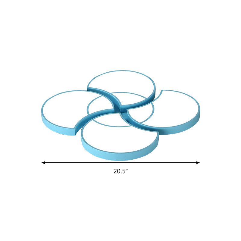 Blossom Girls Bedroom Ceiling Lamp - 4 - Head Led Acrylic Mount Light