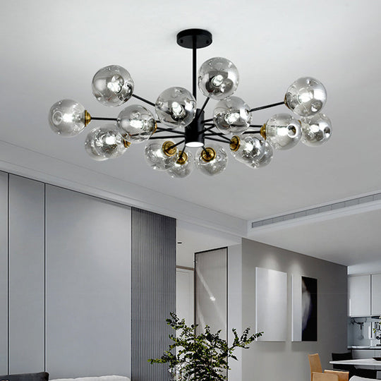 Modern Glass Bubble Chandelier Pendant Lights For Bedrooms