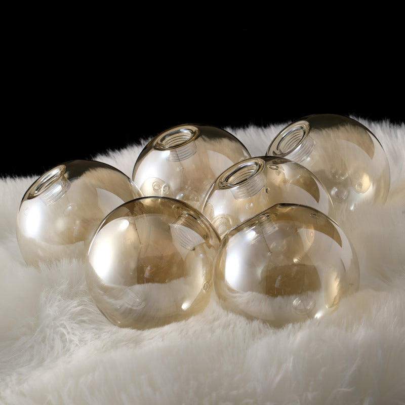 Modern Glass Globe Chandelier Light Fixture For Living Room