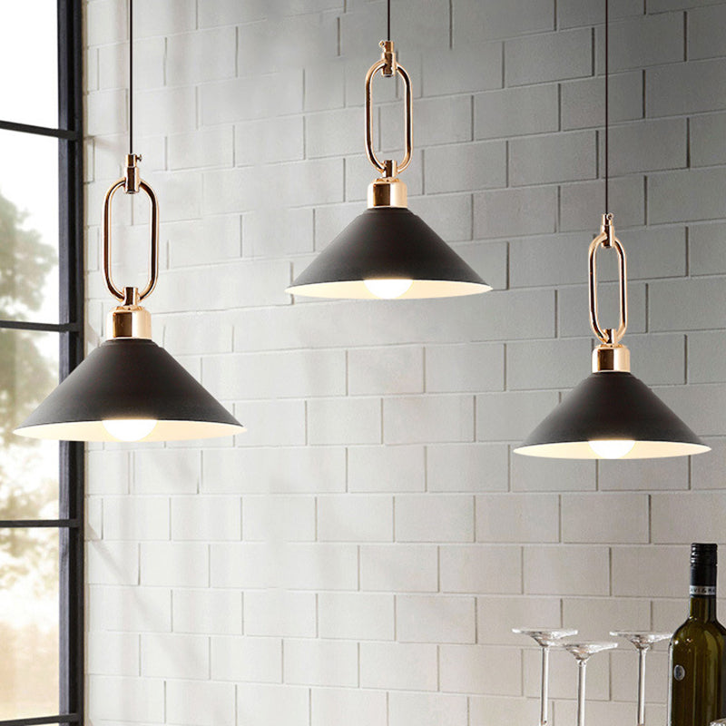 Modern Macarons Umbrella Pendant Light With Metal Ring - Stylish Lighting