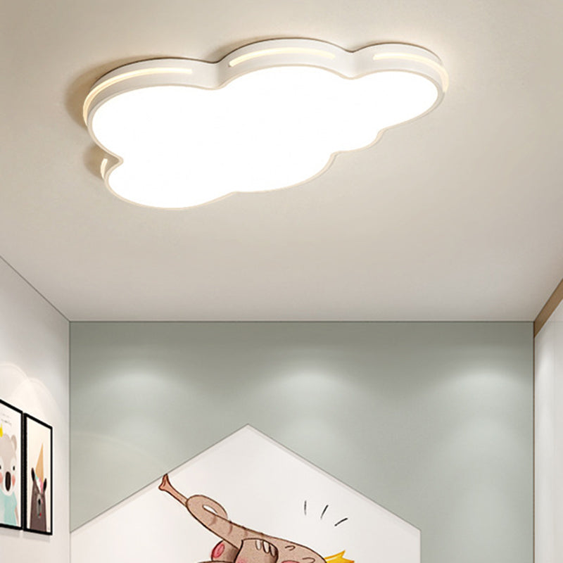 Nordic Metallic Flush Ceiling Light Cloud Design - 1 - Light Flush - Mount Fixture