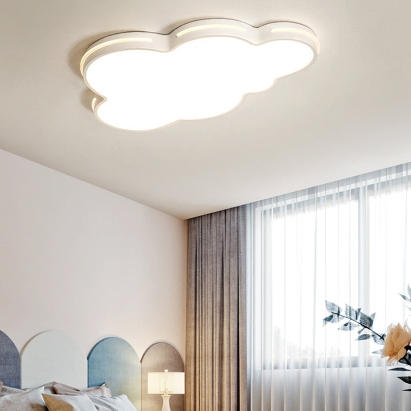 Nordic Metallic Flush Ceiling Light Cloud Design - 1 - Light Flush - Mount Fixture