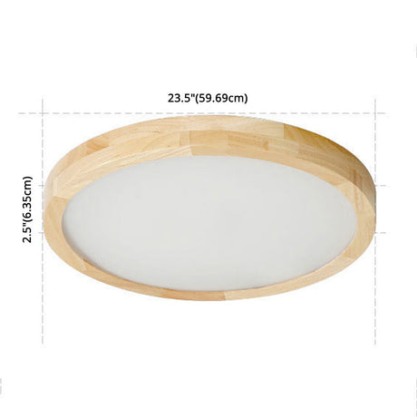 Contemporary Round Flush Mount Ceiling Light: Stylish Acrylic Chandelier For Bedrooms