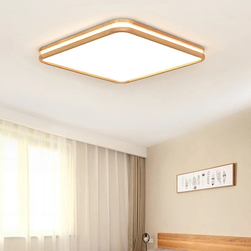 Ultra - Contemporary Integrated Led Semi Flush Ceiling Mount Chandelier For Bedroom