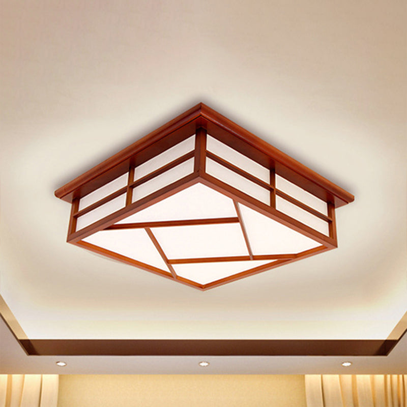 Modern Cubic Paper Ceiling Mount Light For Hallway