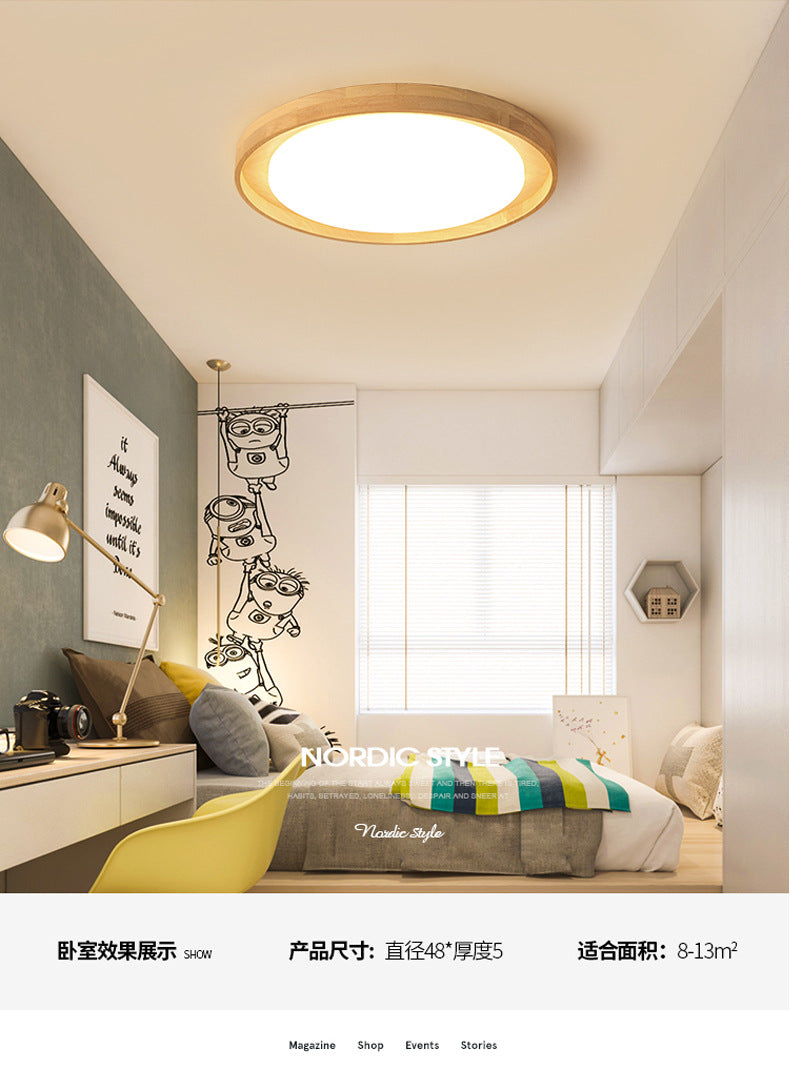 Modern Circle Semi Flush Mount Light Fixture - Stylish Acrylic Ceiling For Bedrooms