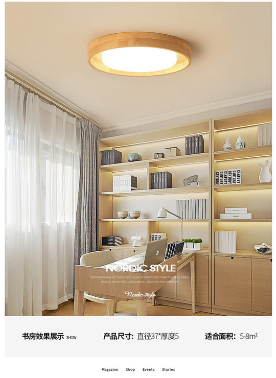 Modern Circle Semi Flush Mount Light Fixture - Stylish Acrylic Ceiling For Bedrooms