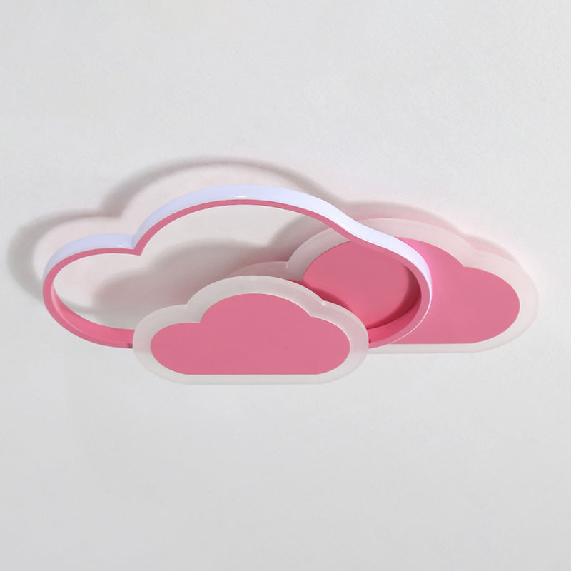 Minimalist Led Cloud Ceiling Light Fixture - Acrylic Mount