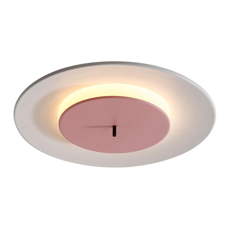 Nordic Led Acrylic Flush Mount Ceiling Light - Stylish Close-To-Ceiling Lighting Fixture