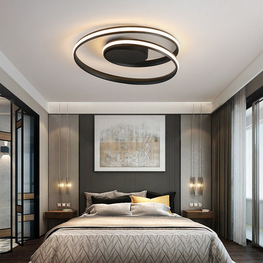 Modern Metal Led Circle Flush Mount Ceiling Light For Bedroom

Or

Sleek Bedroom - Design