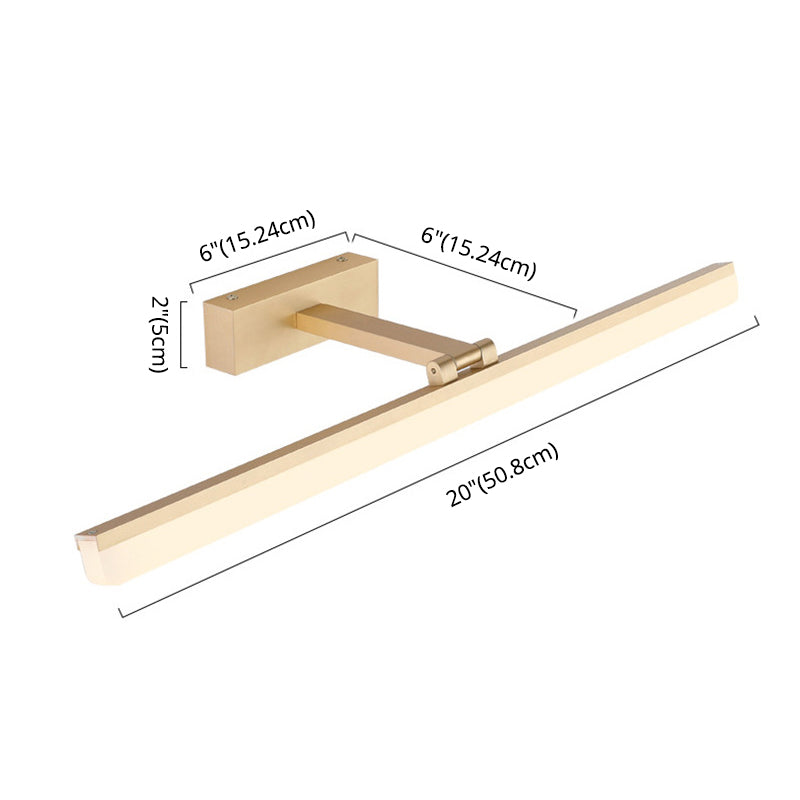 Contemporary Led Wall Vanity Sconce - Metal Design Stylish Bathroom Lighting