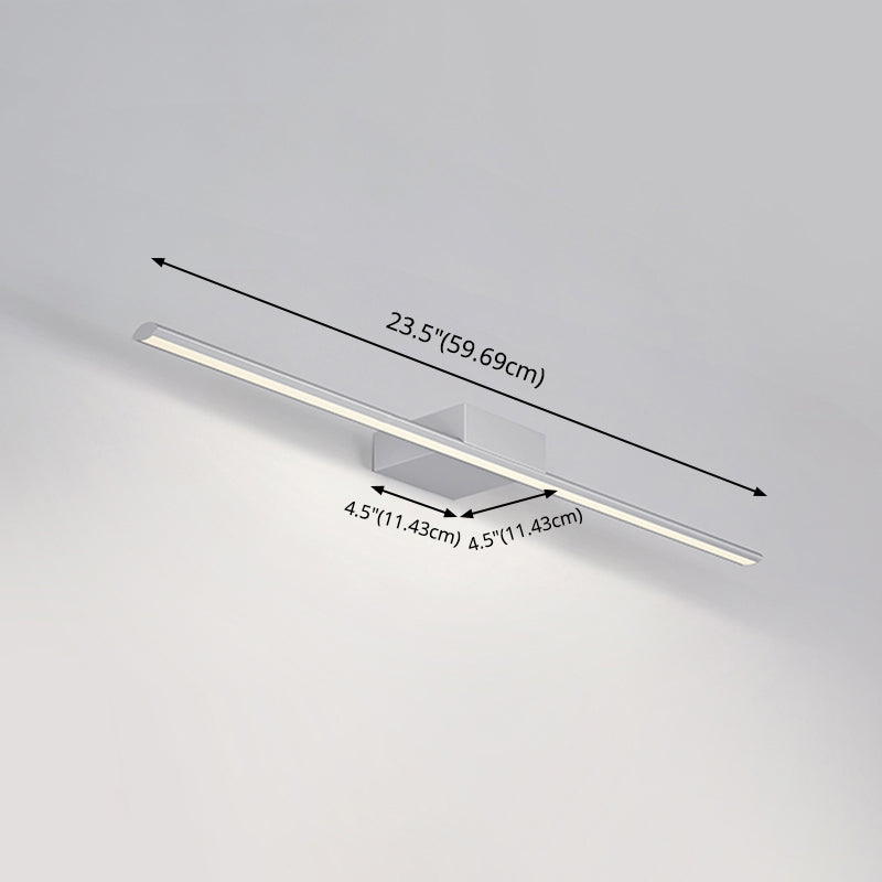 Modern Nordic Led Vanity Lamp For Bathroom - Wall Mounted Mirror Front