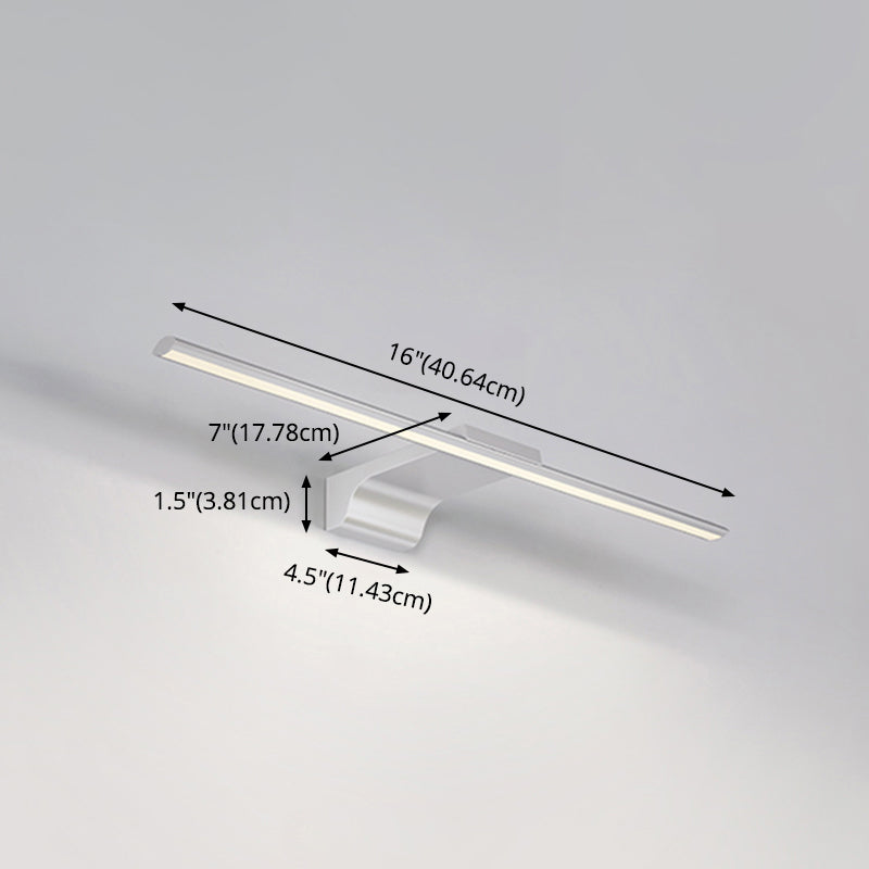 Modern Nordic Led Vanity Lamp For Bathroom - Wall Mounted Mirror Front